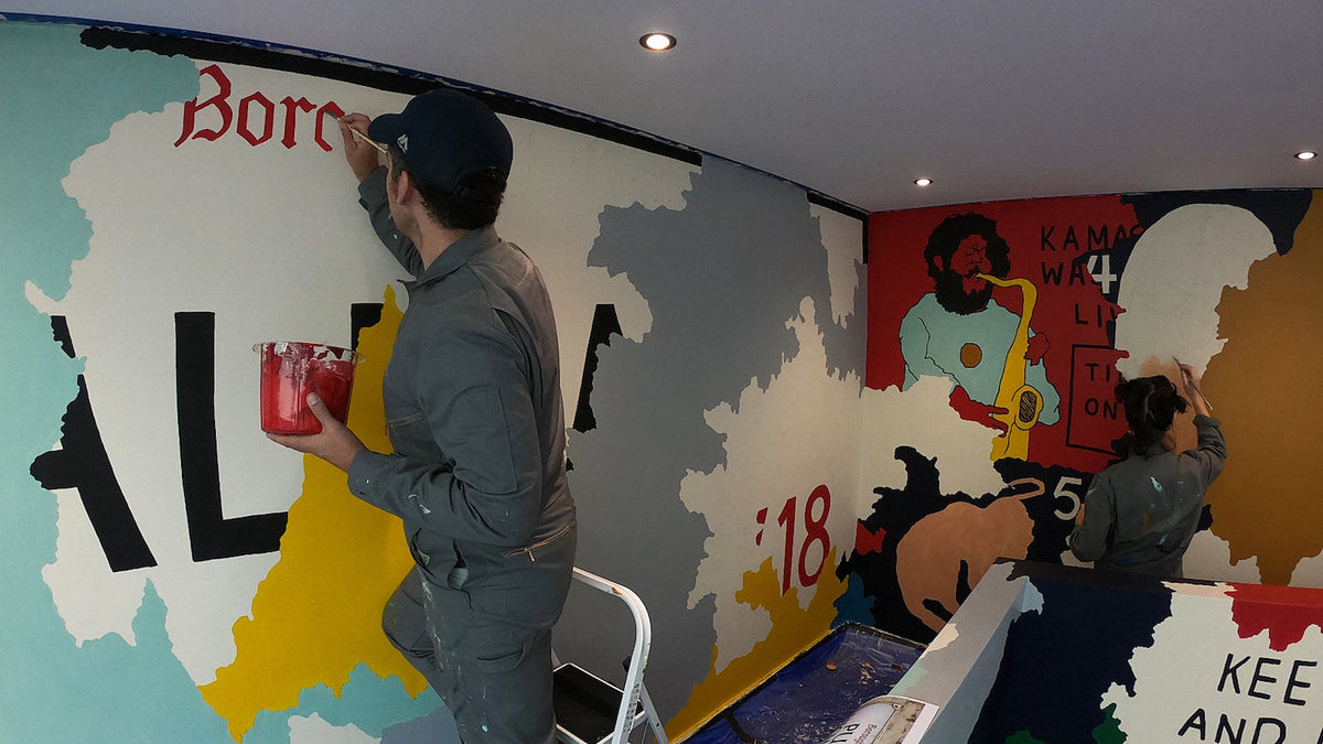 Win 25 Beggars Group albums by identifying artists in mural by Parquet Courts’ A. Savage