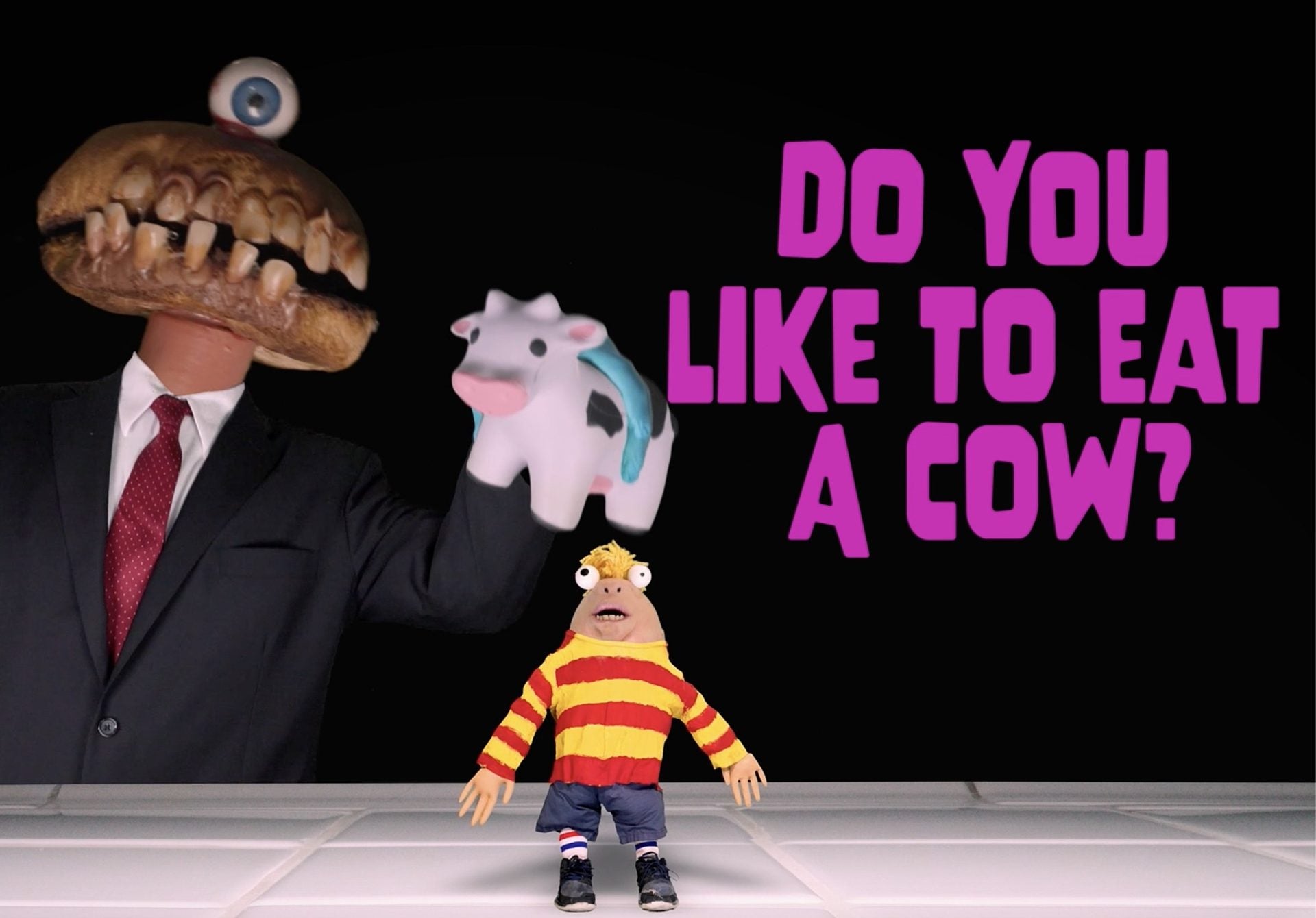Watch Butthole Surfers guitarist Paul Leary’s twisted “Do You Like to Eat a Cow?” video