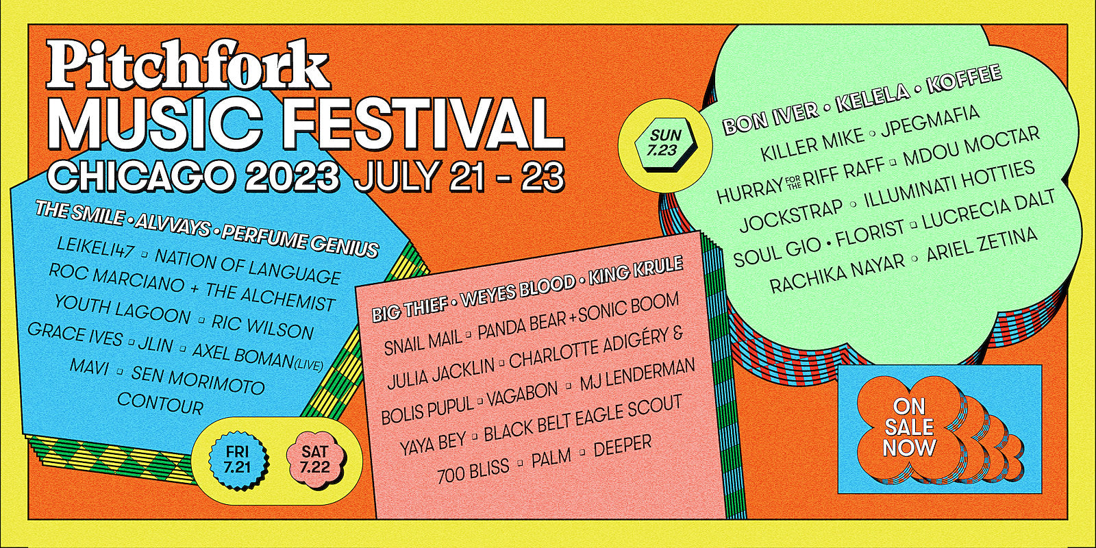 Pitchfork Fest 2023: The Smile, Big Thief, Bon Iver, Alvvays, Kelela, more
