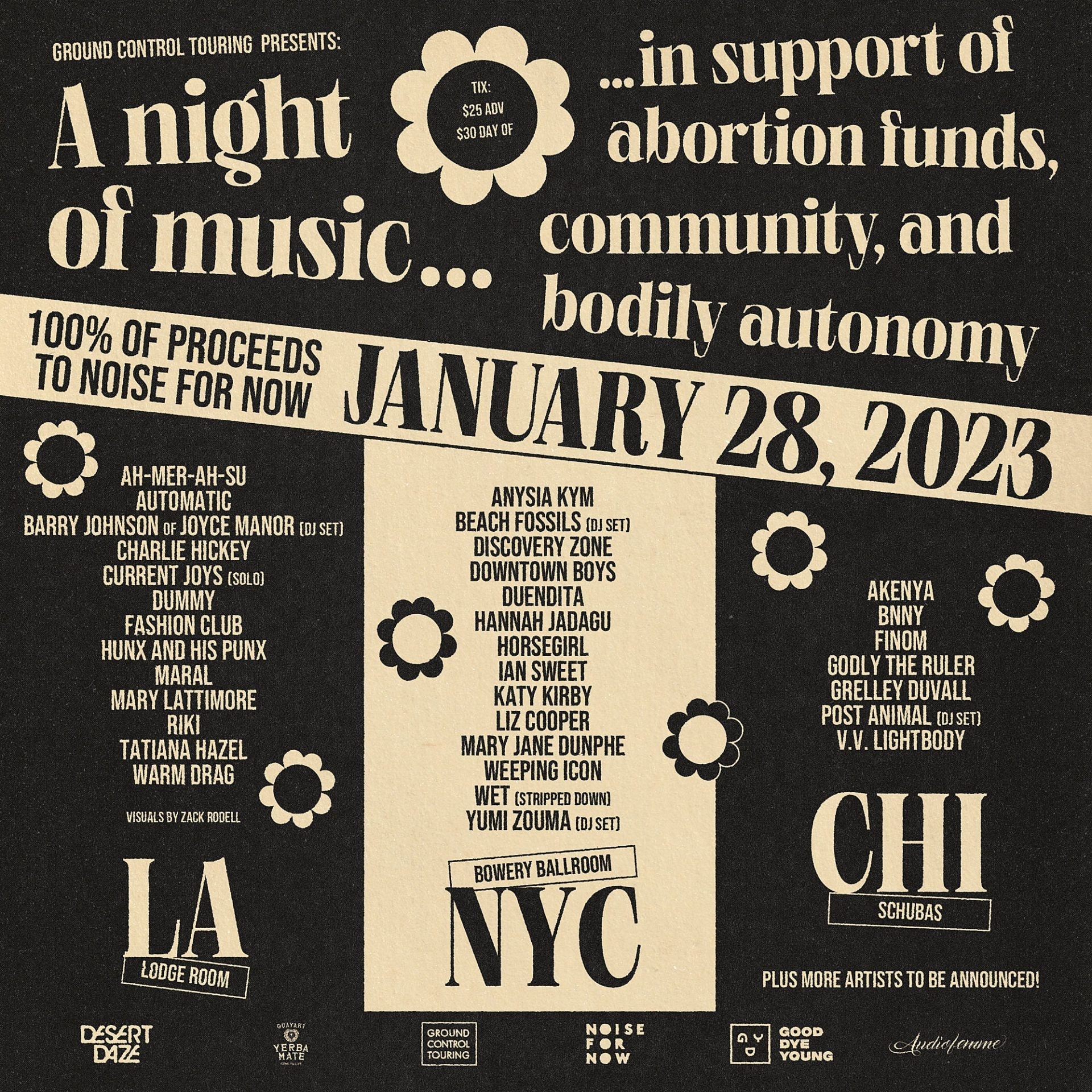 Horsegirl, Katy Kirby, Downtown Boys, Hunx, more playing abortion fund benefit show series