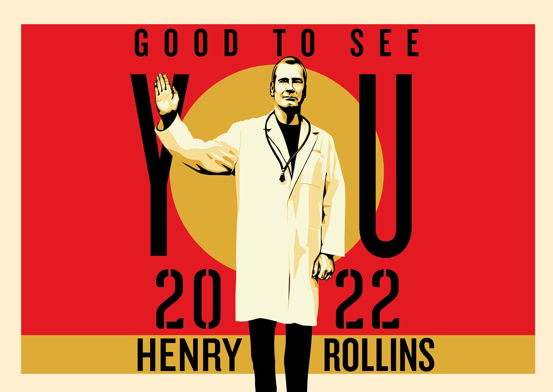 Henry Rollins announces more “Good to See You” 2022 tour dates