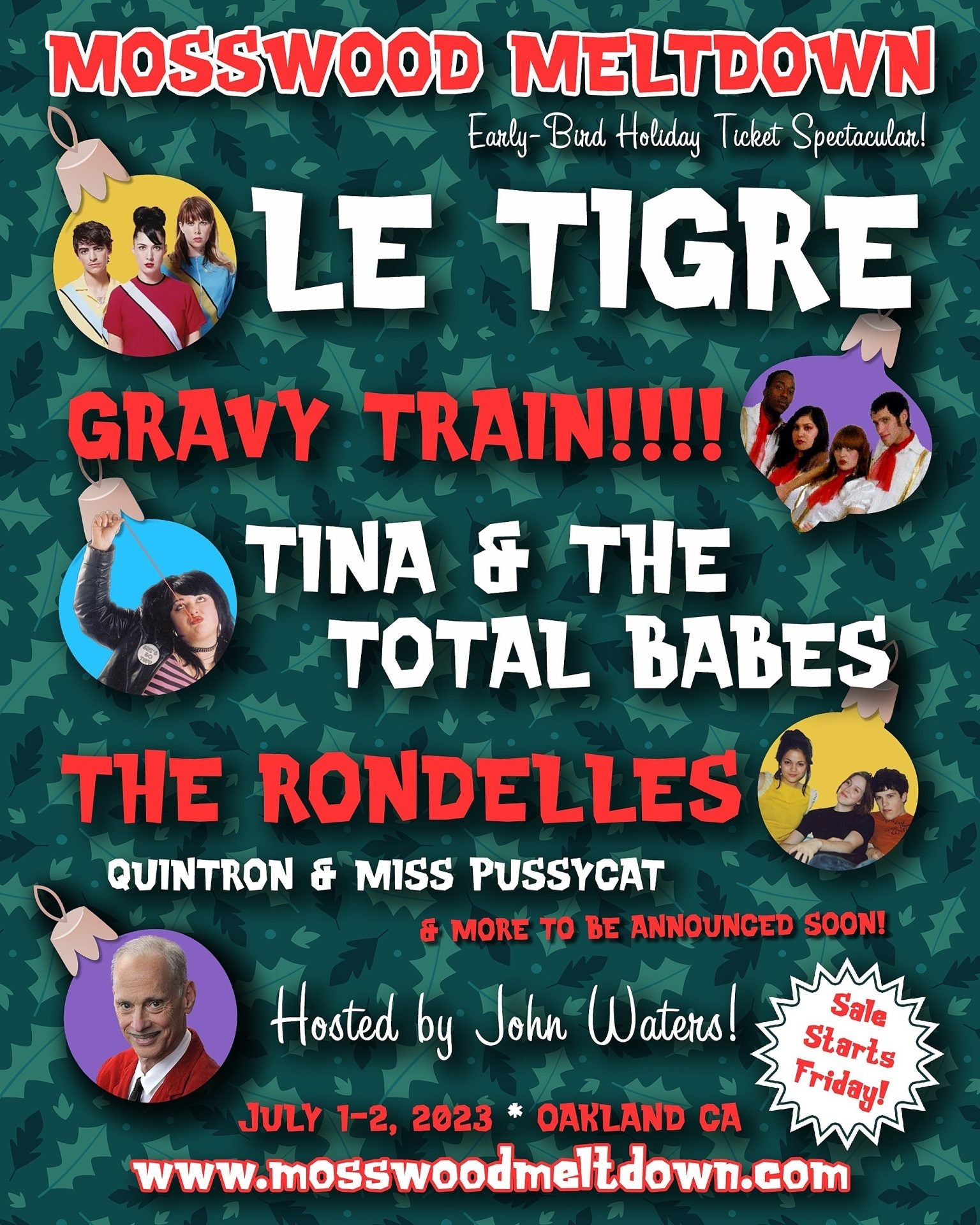 Mosswood Meltdown 2023: Le Tigre, Gravy Train!!!!, The Rondelles, more