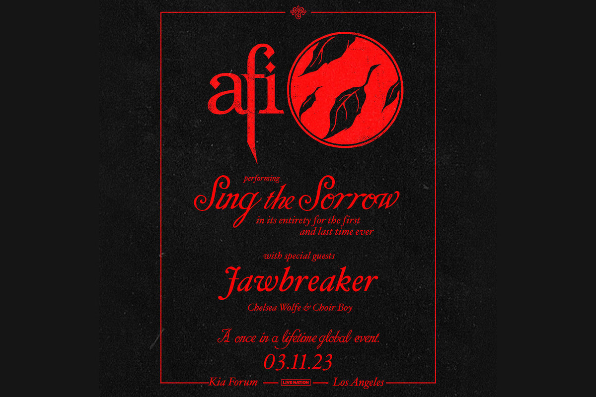 AFI’s ‘Sing the Sorrow’ show: tickets.. SOLD OUT, but enter to win a pair!