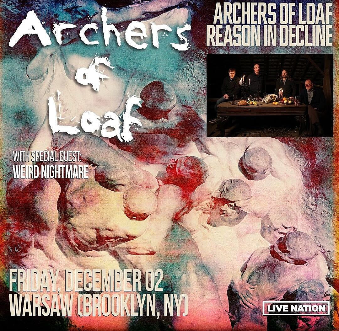Archers of Loaf’s NYC show on BrooklynVegan presale (password here)