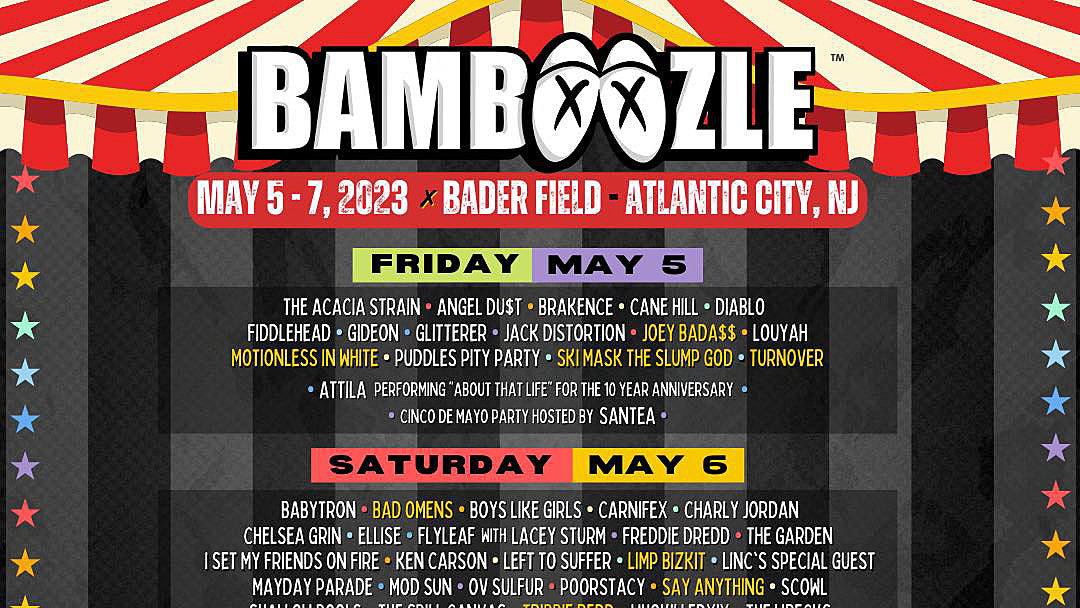 Bamboozle announces 2023 lineup by day, single day tickets