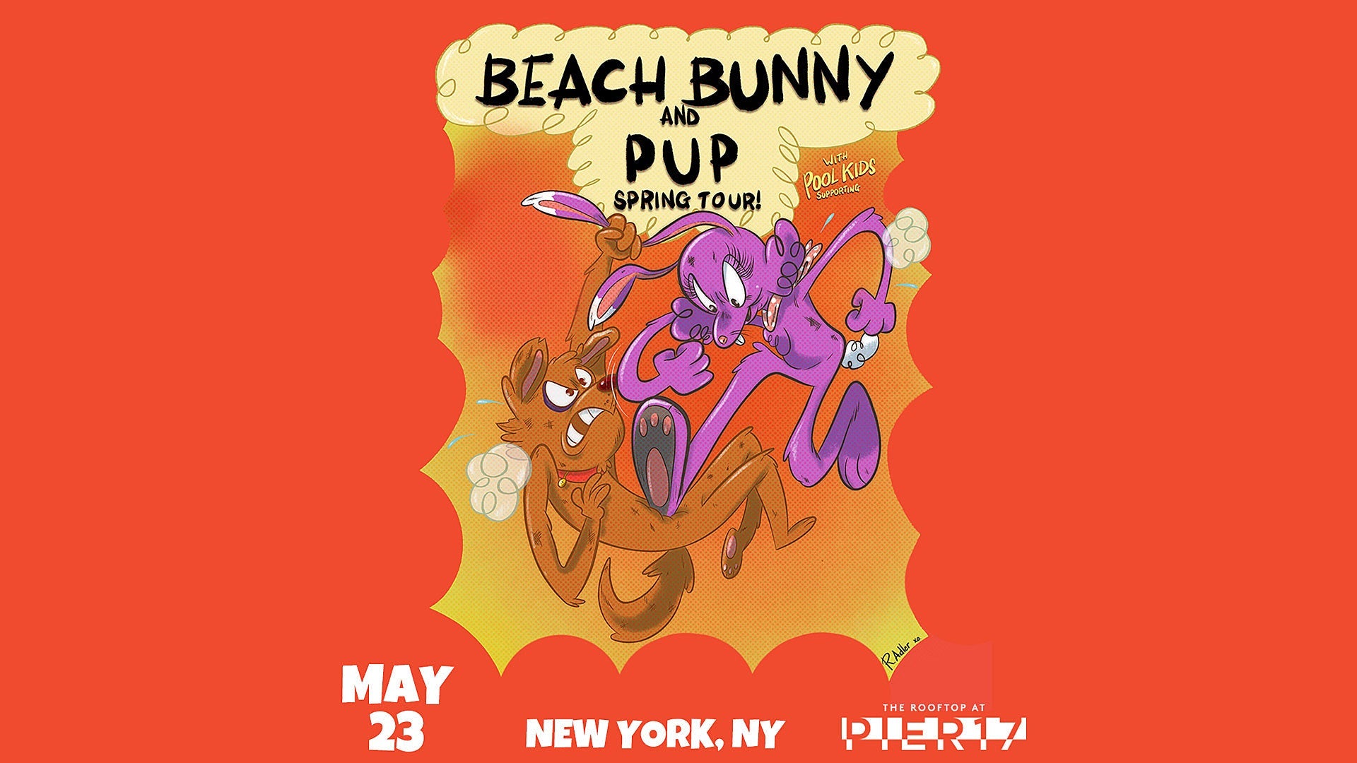 PUP, Beach Bunny & Pool Kids at The Rooftop at Pier 17 on BrooklynVegan Presale (password here)