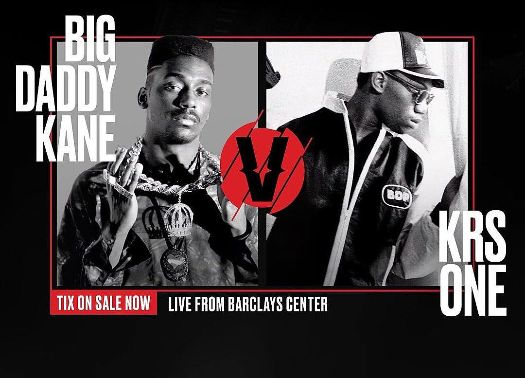Big Daddy Kane and KRS-One doing Verzuz live from Barclays Center