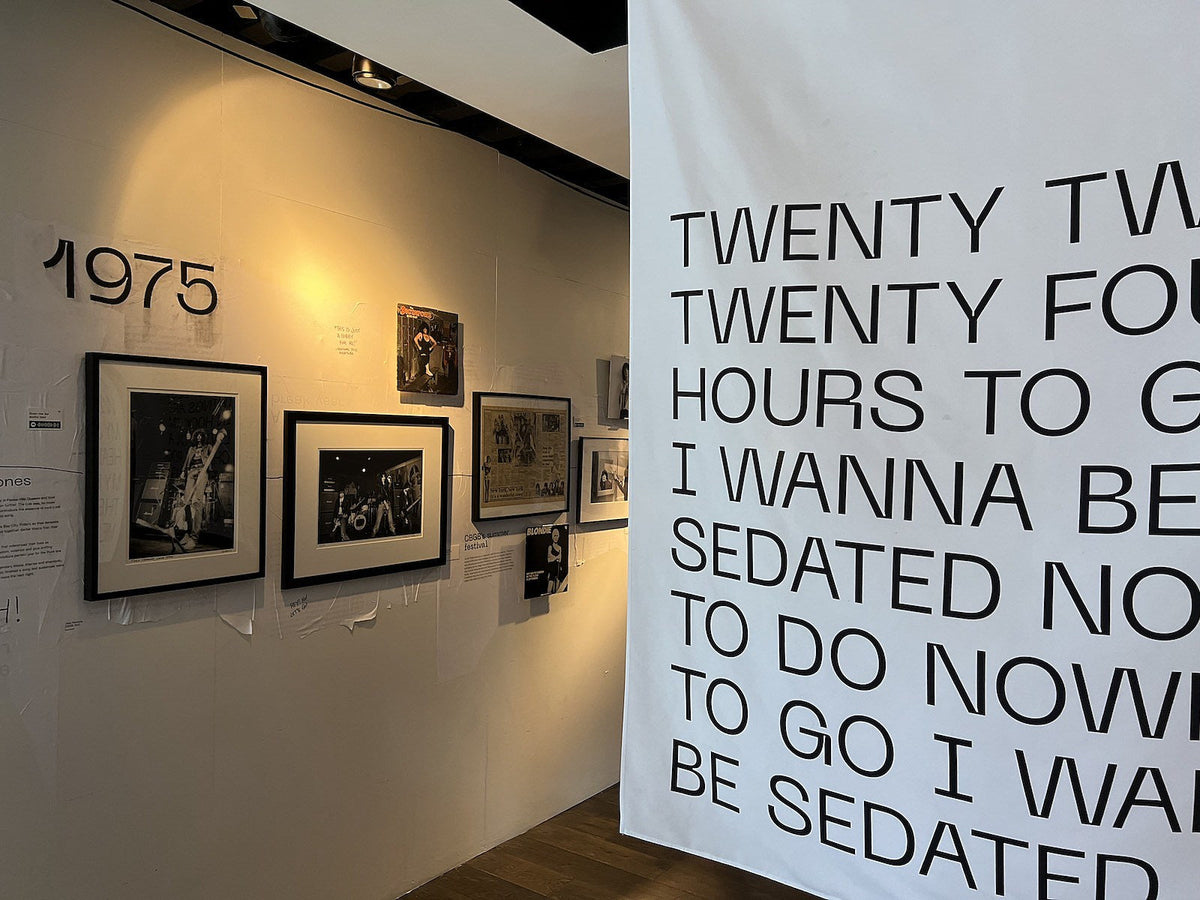 The Birth of Punk exhibit showing at the Seaport through August