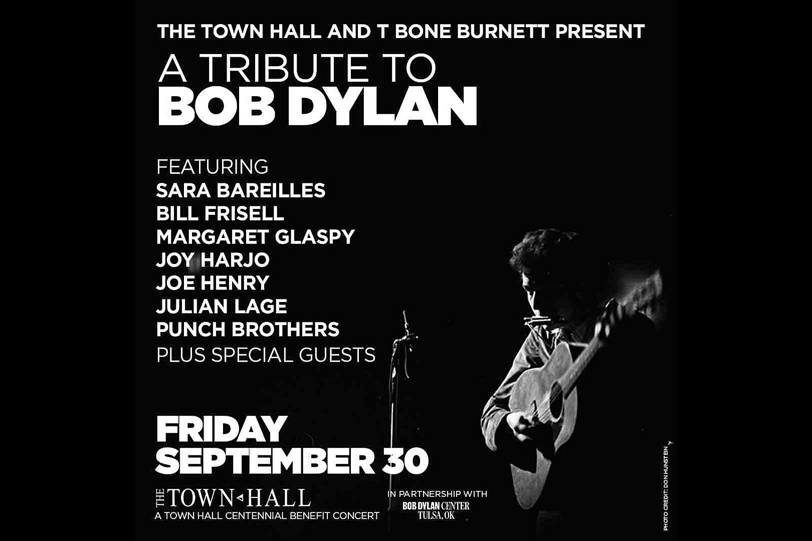 Bob Dylan tribute show w/ Sara Bareilles, Bill Frisell, more coming to NYC’s Town Hall
