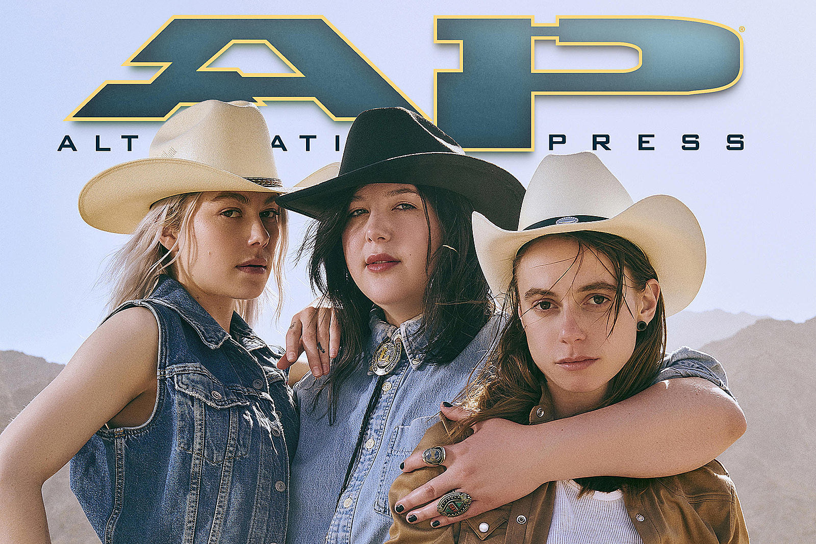 boygenius are cowboys on Alt Press cover, love Green Day, Mineral & Joyce Manor