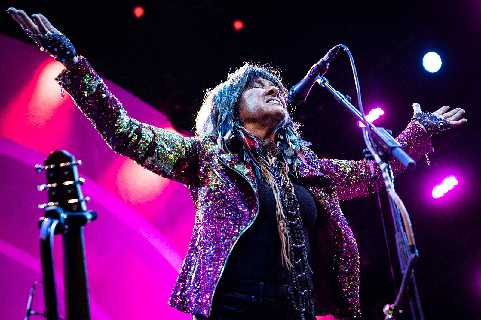 Buffy Sainte-Marie played the BRIC Celebrate Brooklyn! Festival in Prospect Park (pics, videos)