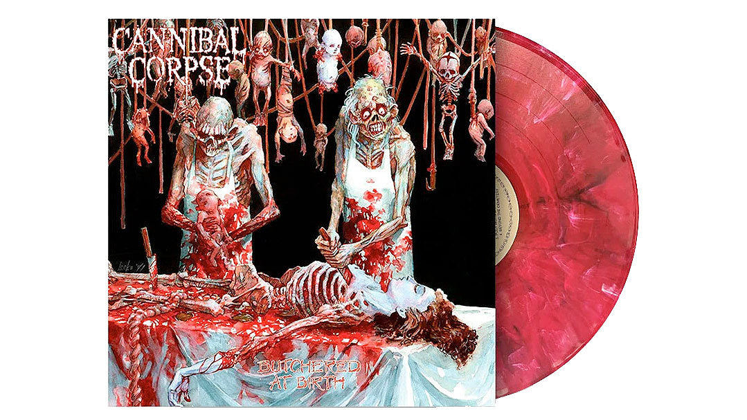 New exclusive vinyl: Cannibal Corpse’s ‘Butchered at Birth’ on translucent red swirl vinyl