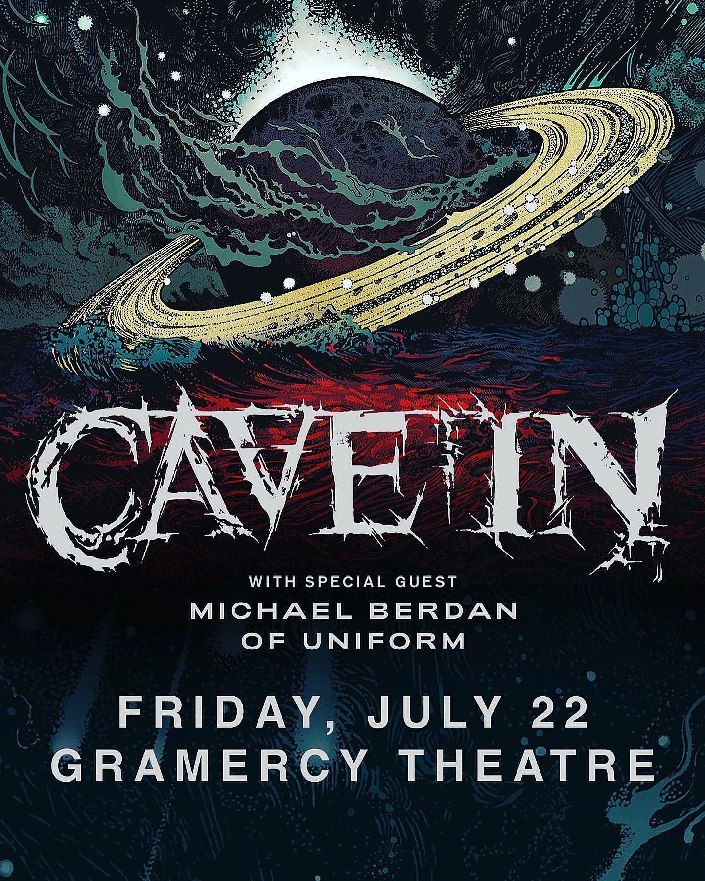 Moon Tooth drop off Cave In show due to medical emergency; Uniform’s Mike Berdan replacing them