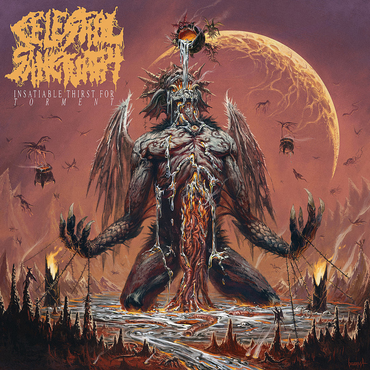 Stream UK death metal band Celestial Sanctuary’s “The Lurid Glow of a Dead, Burning Body”