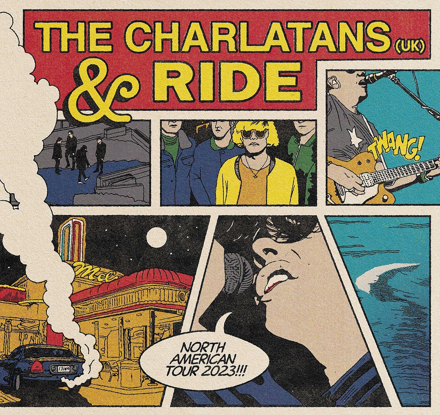 The Charlatans & Ride NYC shows on BrooklynVegan presale (password here)