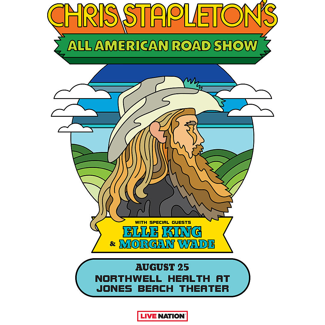Christ Stapleton @ Jones Beach on BrooklynVegan presale (password here)