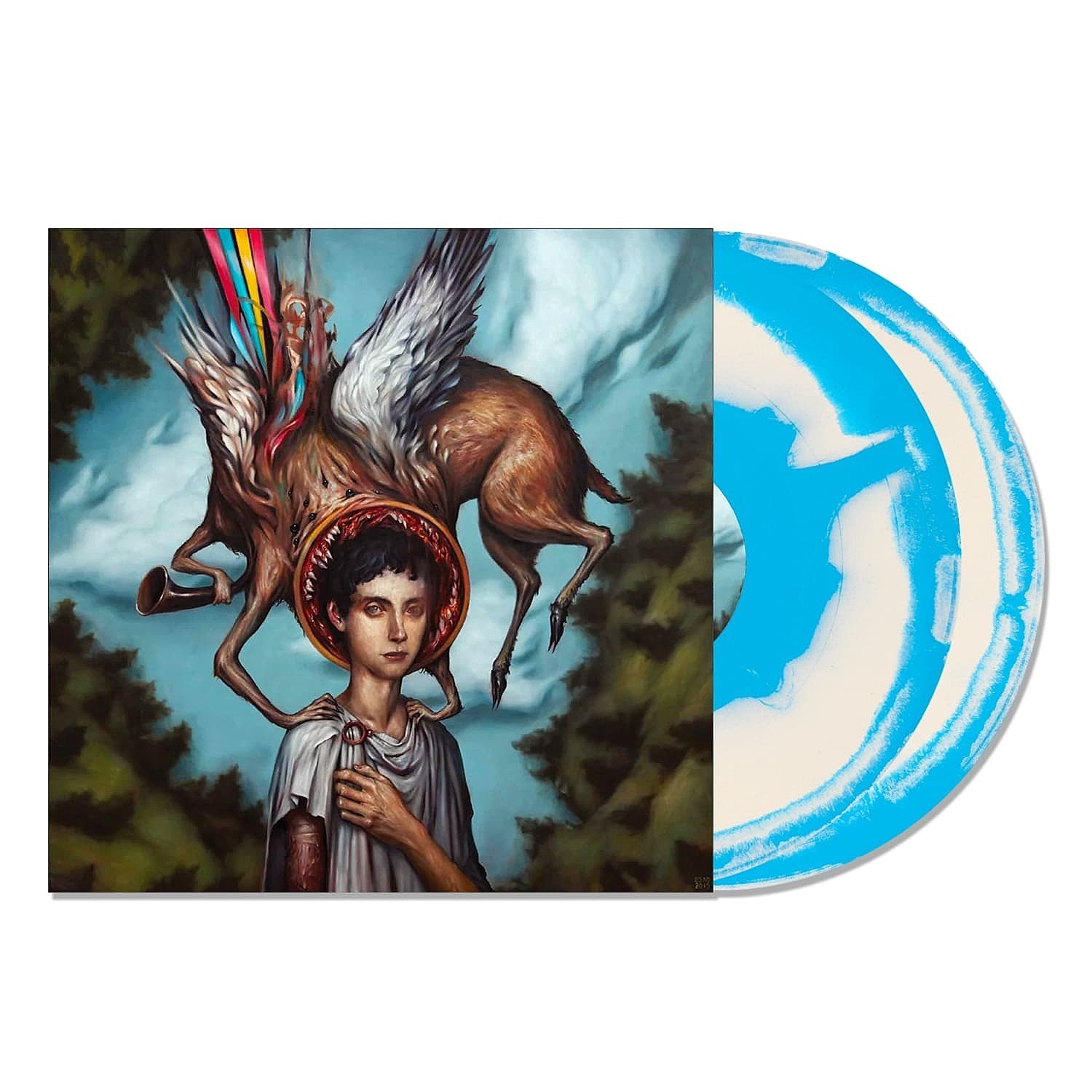 New exclusive vinyl: Circa Survive’s ‘Blue Sky Noise’ on limited-to-500, blue and white swirl vinyl