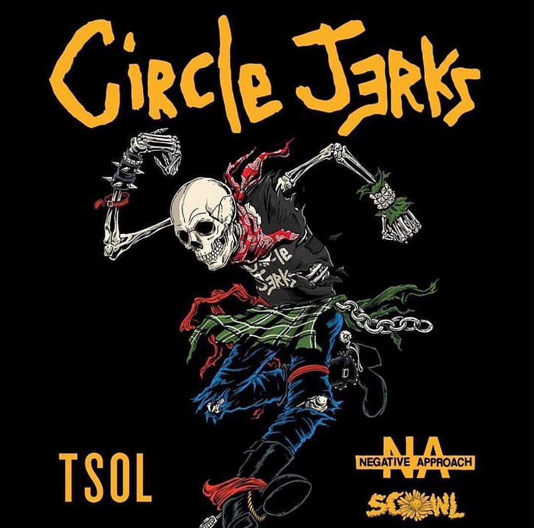 Circle Jerks announce tour with T.S.O.L., Negative Approach and Scowl