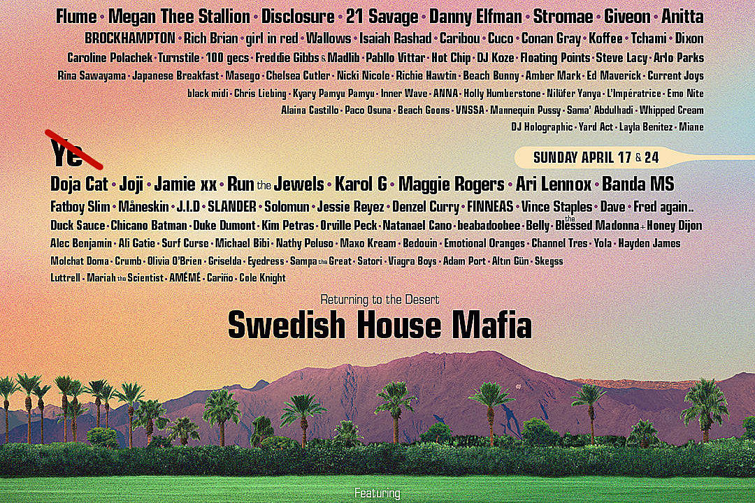 Kanye West reportedly drops off Coachella
