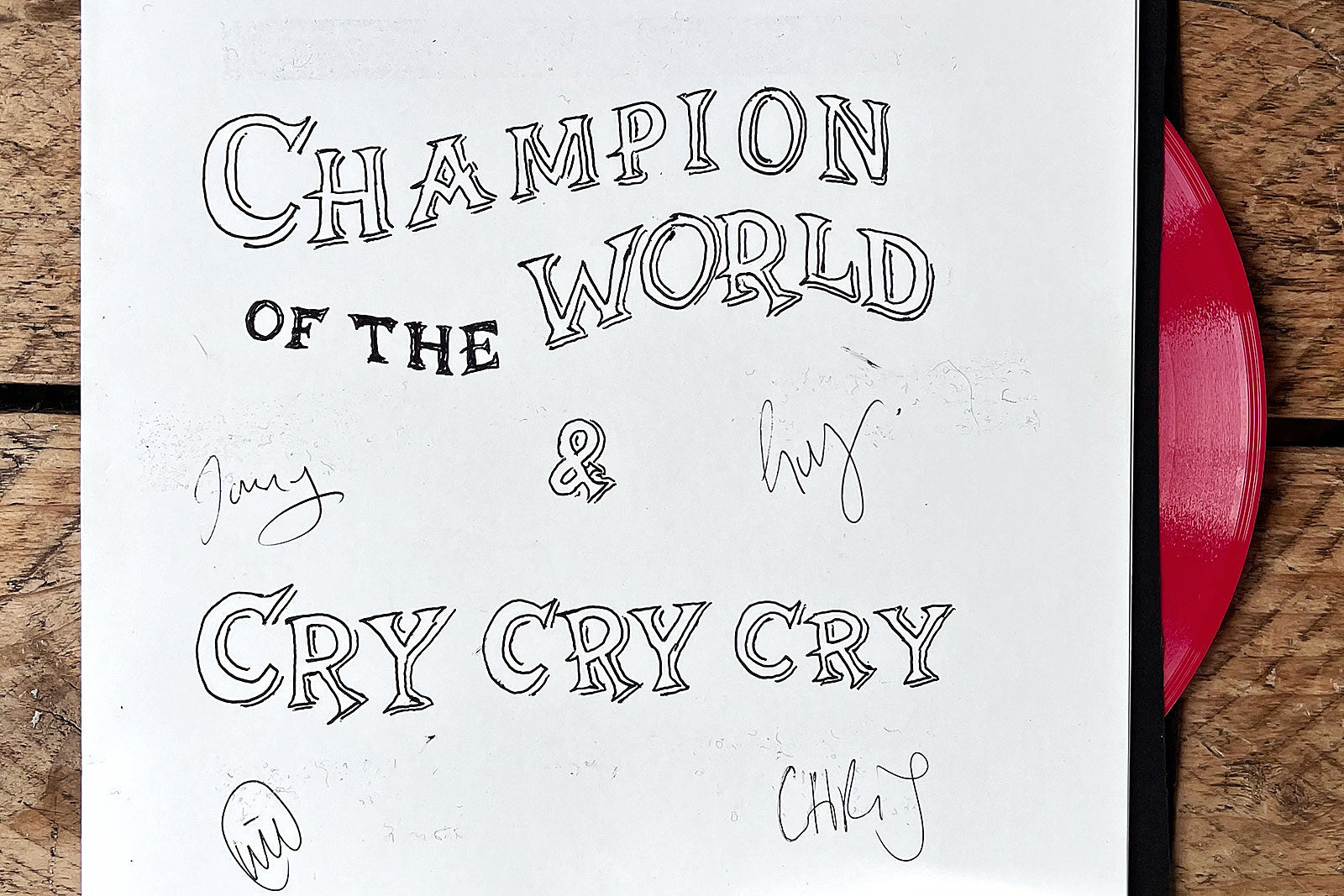Coldplay donate unique signed vinyl 7″ in memory of Scott Hutchison