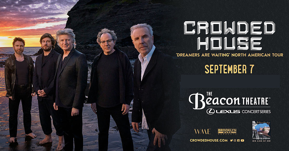 Crowded House @ Beacon Theatre on BrooklynVegan presale (password here)