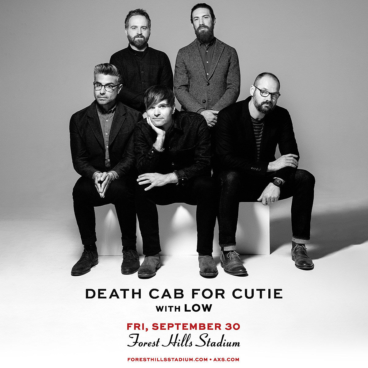 Death Cab For Cutie & Low @ Forest Hills Stadium on BV presale (password here)