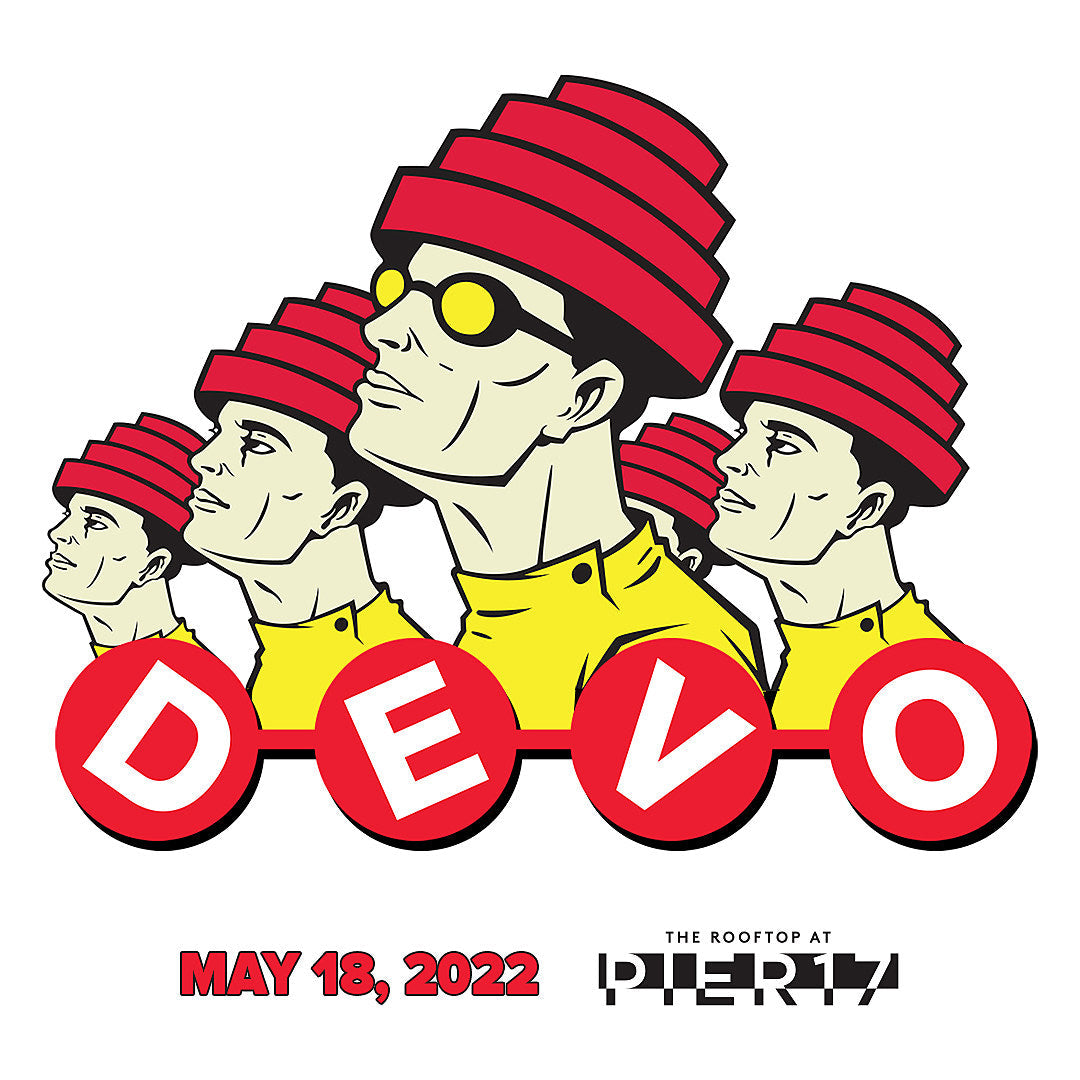 Devo reschedule NYC show, playing Rooftop at Pier 17 in 2022 (BV presale)