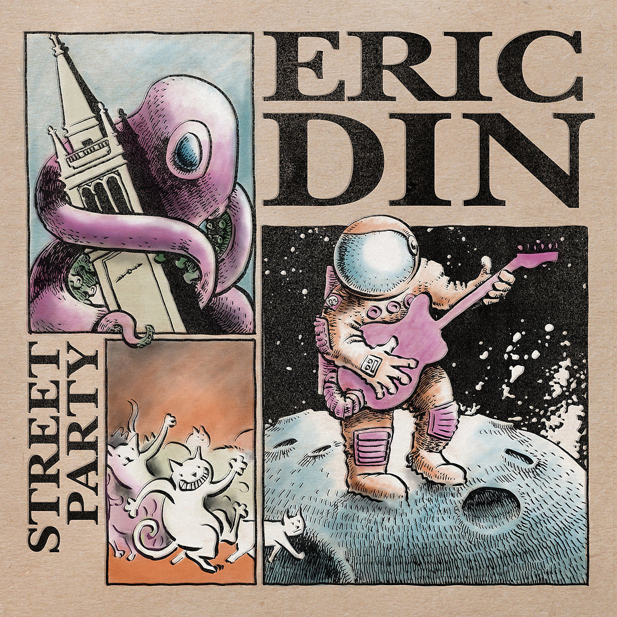 Stream Eric Din’s (The Uptones) new solo album ‘Street Party’