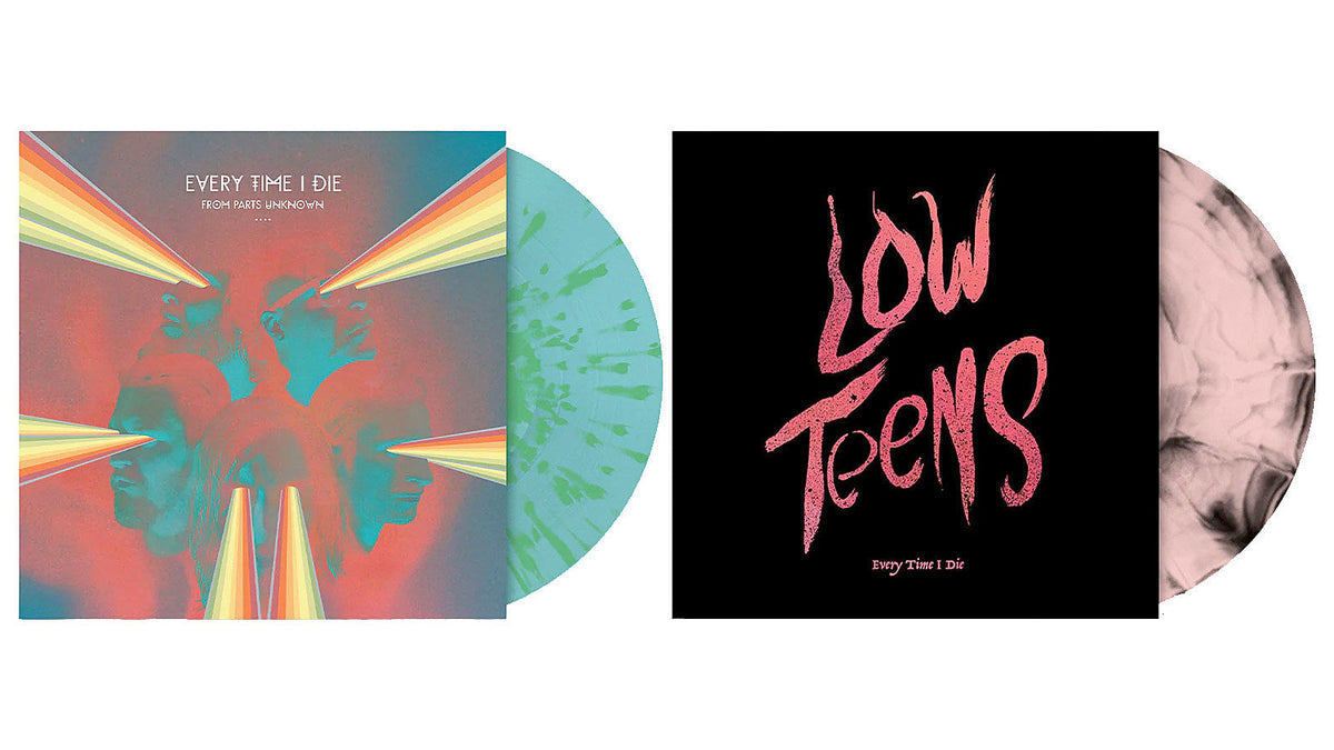 New exclusive vinyl: Every Time I Die’s ‘From Parts Unknown’ & ‘Low Teens’ on splatter & galaxy vinyl
