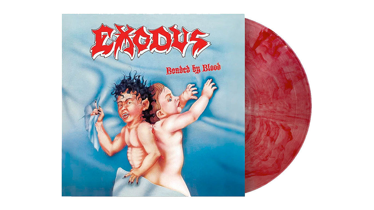 New exclusive vinyl: Exodus’ ‘Bonded by Blood’ on clear with blood red swirl