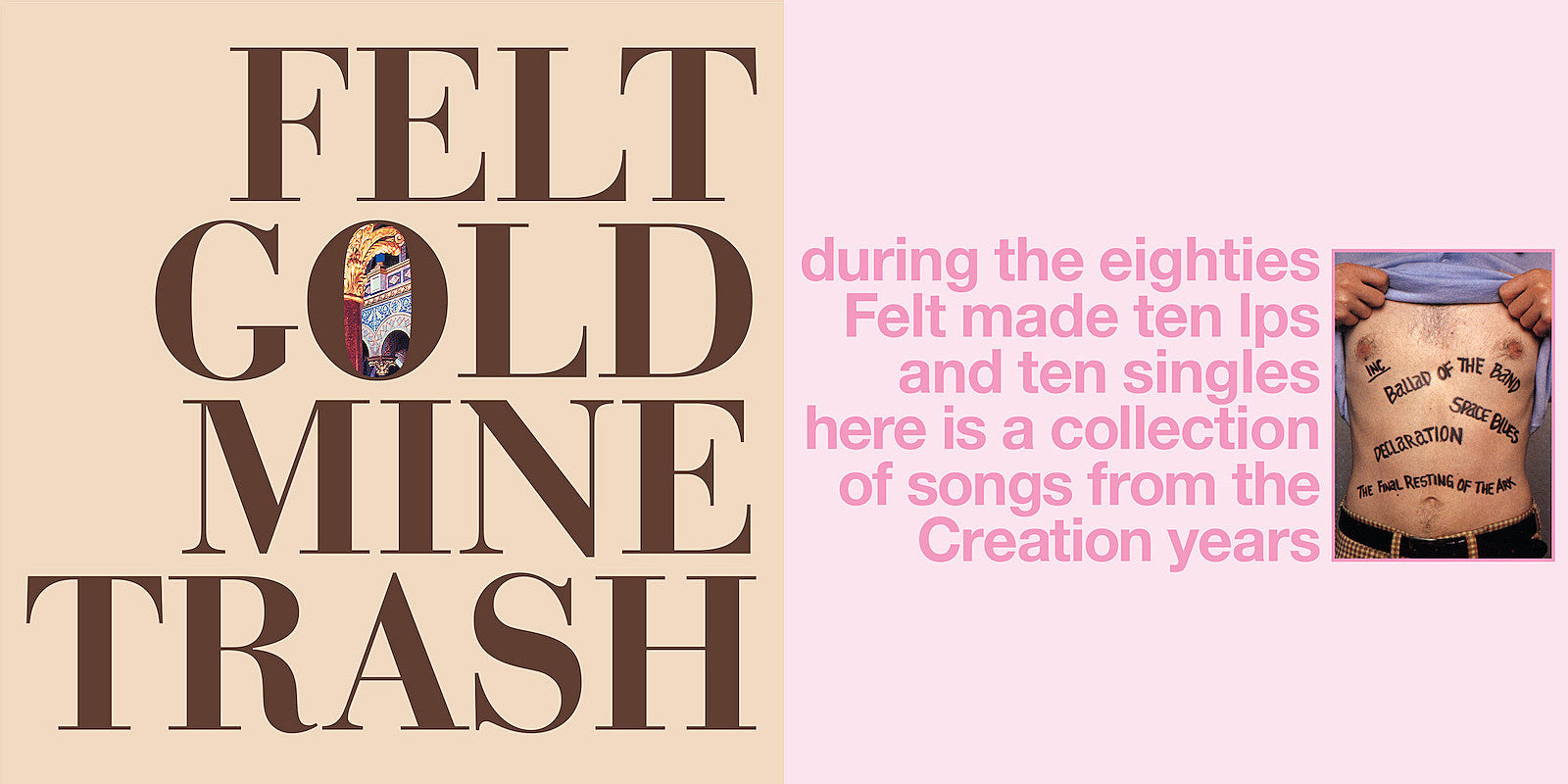 Felt compilations ‘Gold Mine Trash’ and ‘Bubblegum Perfume’ getting new vinyl reissues