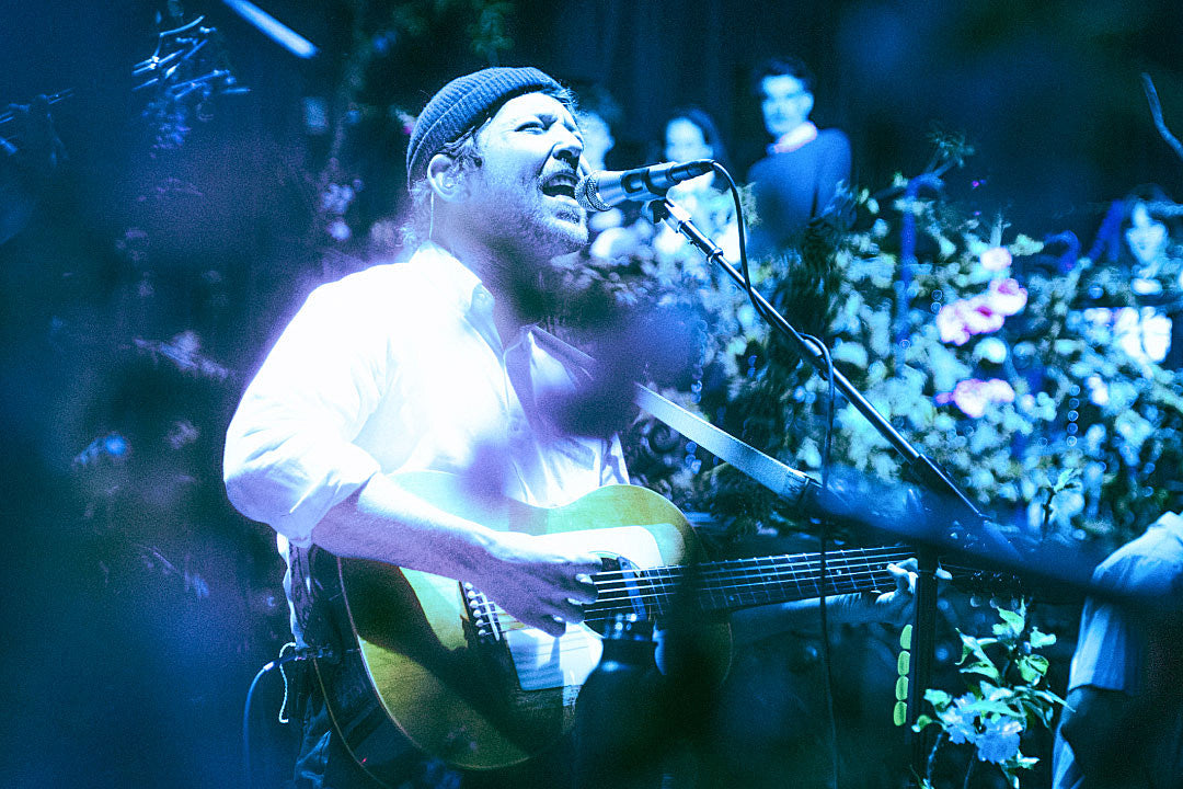 Fleet Foxes streaming the LA show that Joanna Newsom showed up at