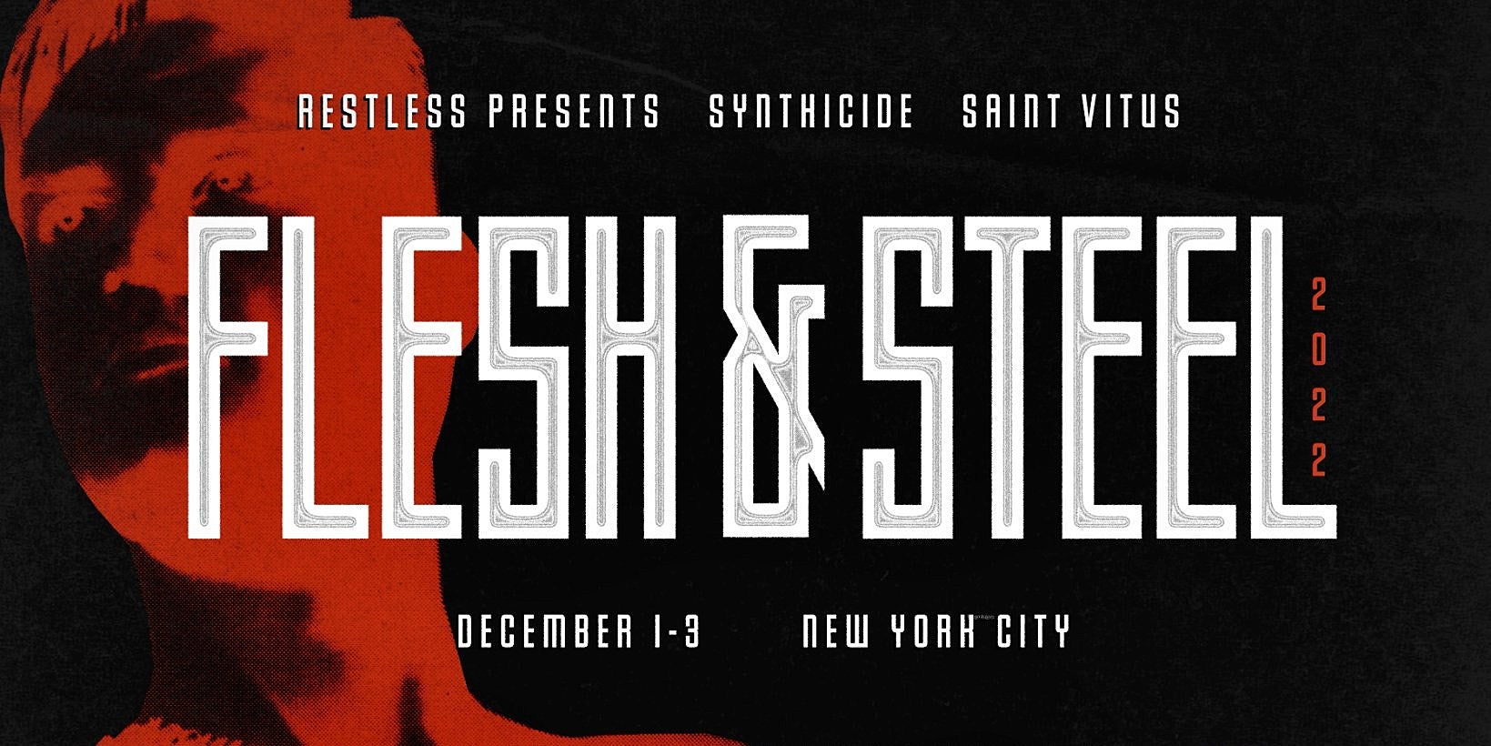 Multi-venue, 3-Day NYC Industrial fest Flesh & Steel announced w/ Boy Harsher, A Split-Second, more
