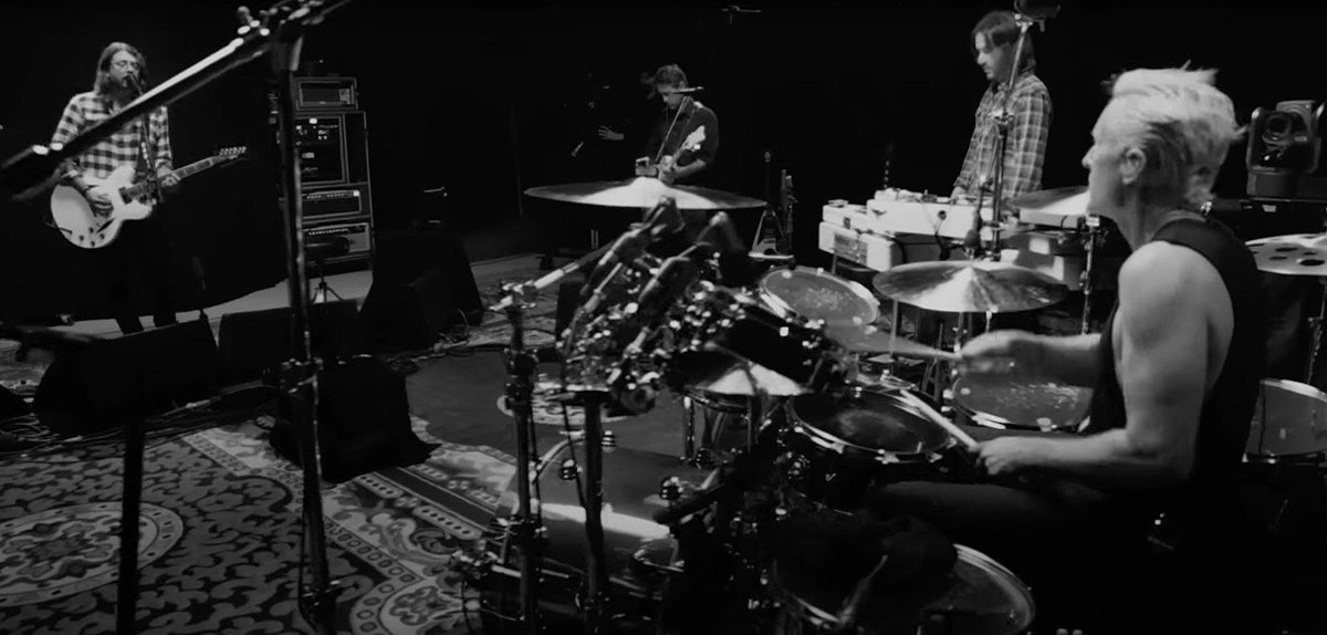 Watch Foo Fighters debut new material with new drummer Josh Freese