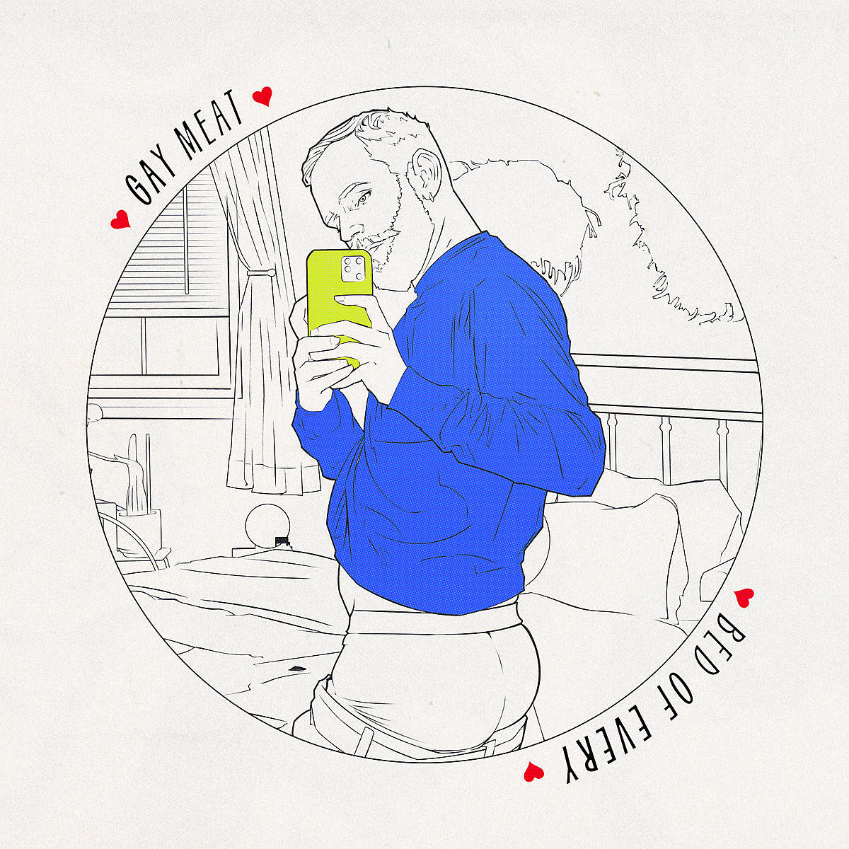 Gay Meat (Museum Mouth) preps debut EP (stream “Heart Shaped Flail”)