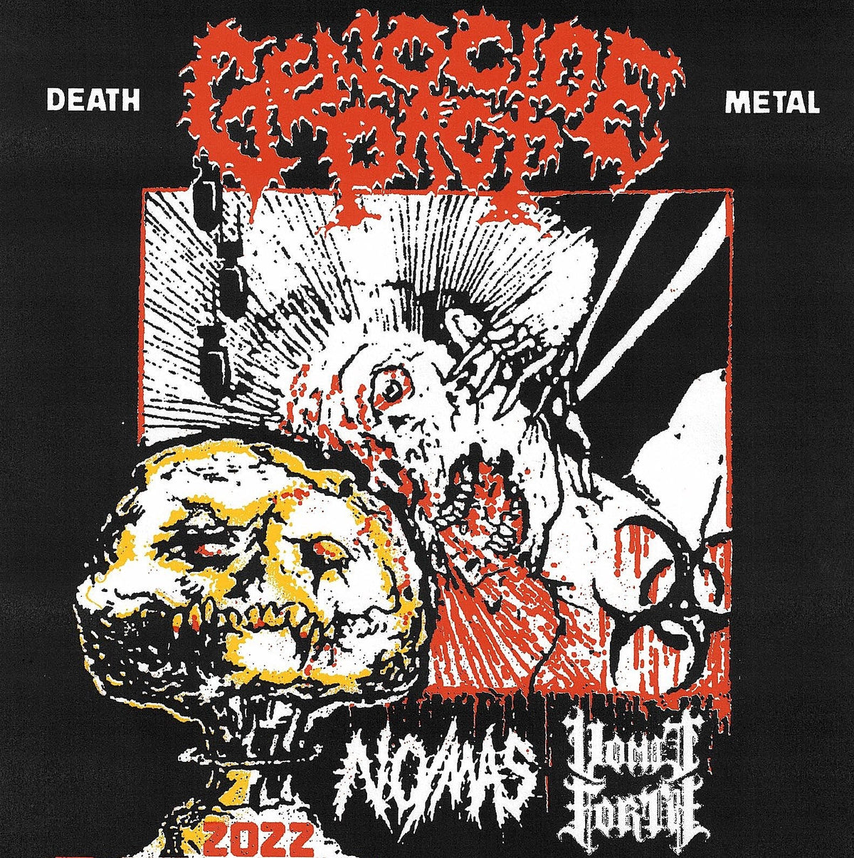 Genocide Pact announce tour with No/Más & Vomit Forth, share video that’s “too brutal for YouTube”