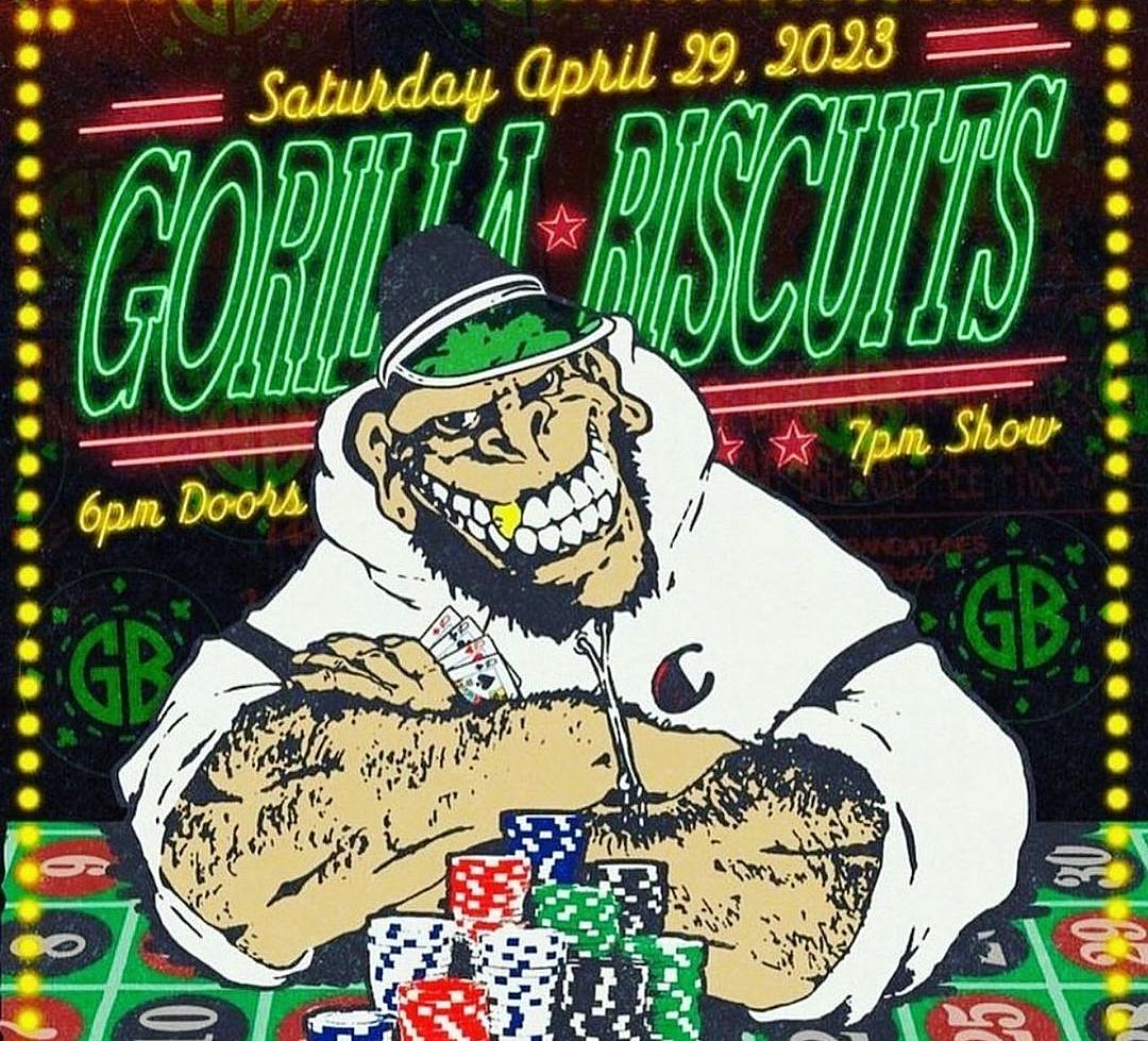 Gorilla Biscuits add Atlantic City show with Paint It Black, GEL & more
