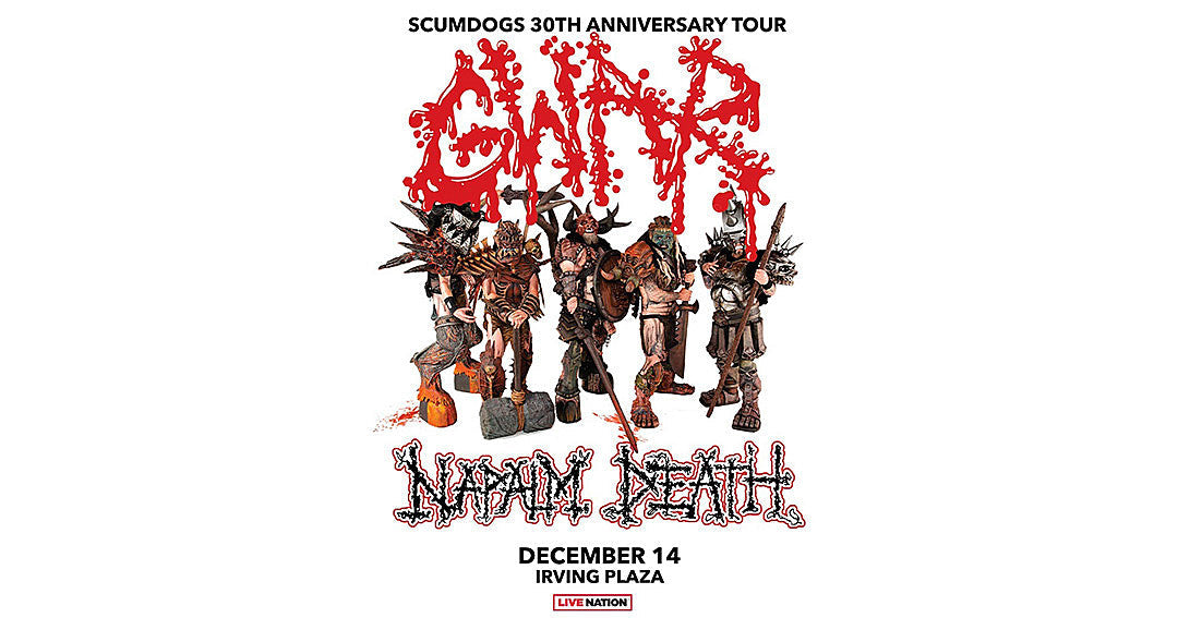 Win tickets to GWAR & Napalm Death in NYC; Get ‘Scumdogs’ on grey marble vinyl