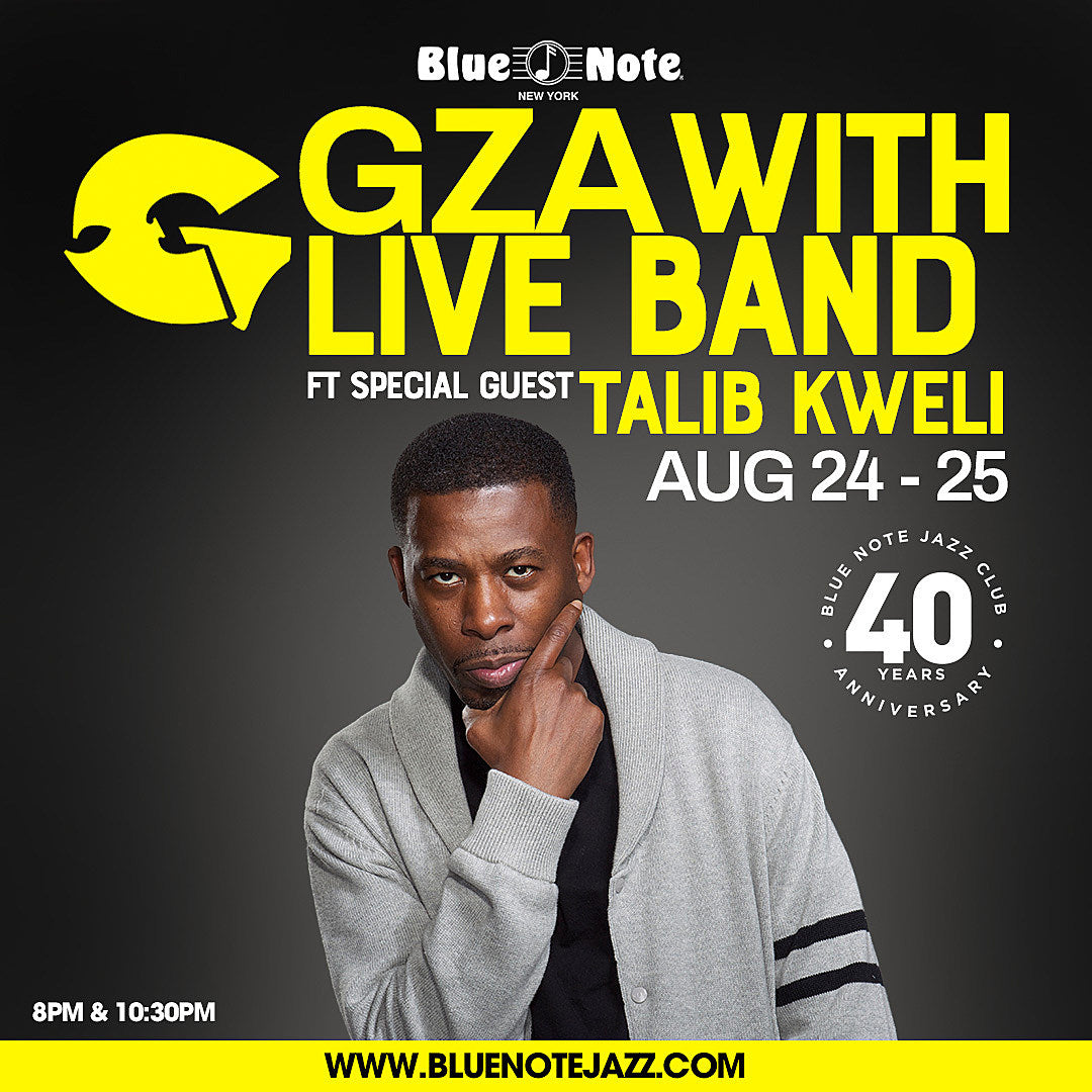 GZA playing ‘Liquid Swords’ shows at Blue Note with Talib Kweli