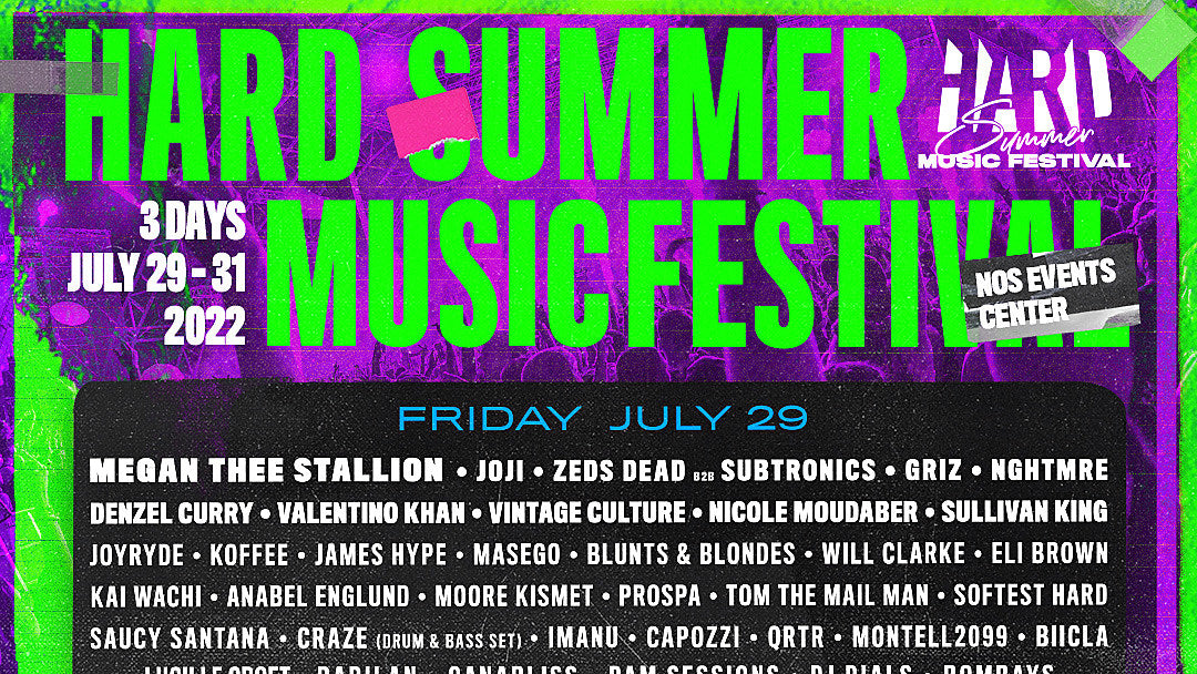 HARD Summer 2022 lineup (Megan Thee Stallion, Lil Uzi Vert, 100 gecs, more)