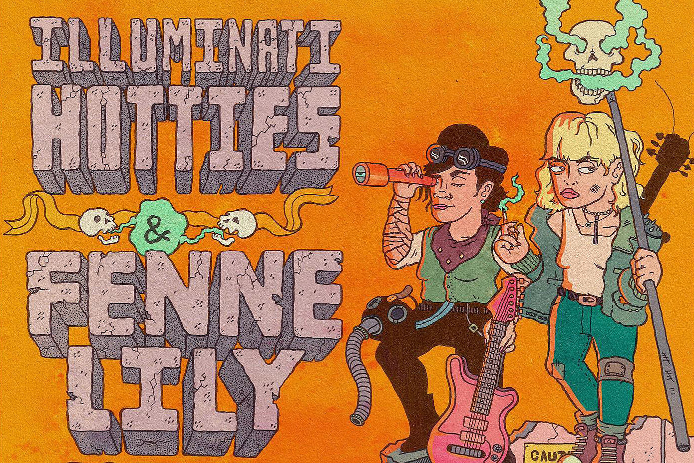 illuminati hotties & Fenne Lily announce co-headlining tour w/ Katy Kirby & Pom Pom Squad