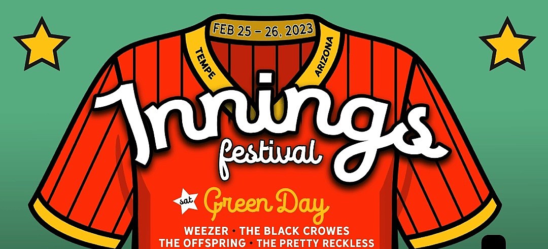 Innings Festival 2023 lineup: Green Day, Eddie Vedder, Weezer, The Offspring & more