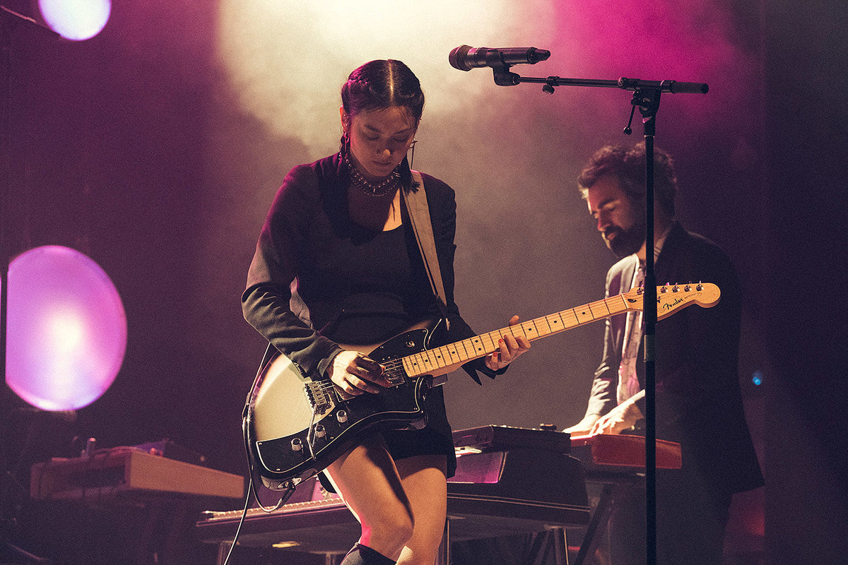 Watch Japanese Breakfast play a Fender Player Plus Meteora HH guitar, and WIN ONE! (enter here)