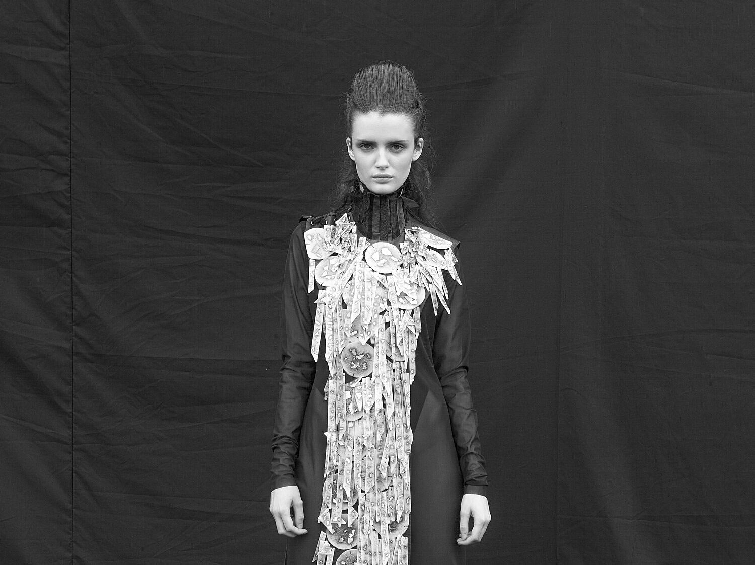 Slowdive’s Rachel Goswell created stunning glasswork for Jayne Pierson’s London Fashion Week collection
