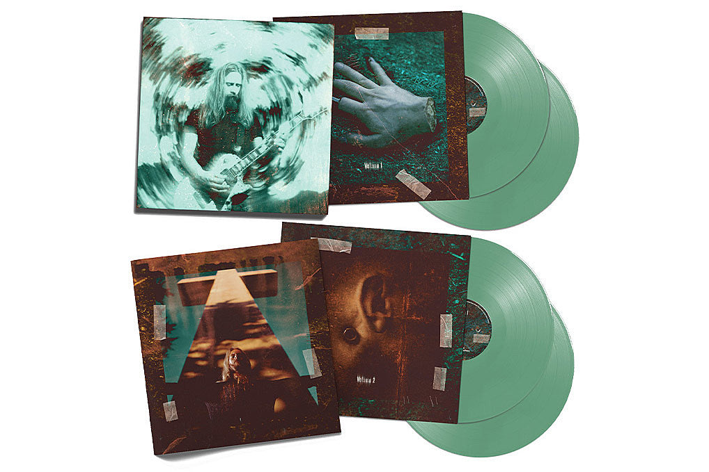 New exclusive vinyl: Jerry Cantrell of Alice in Chains’ ‘Degradation Trip’ Vol 1 & 2 (doublemint green)