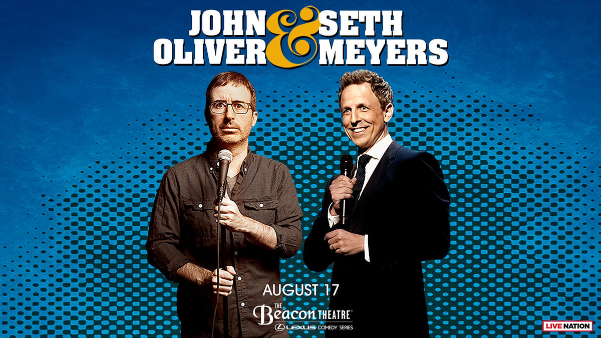 John Oliver & Seth Meyers plot separate stand-up tours, playing NYC together