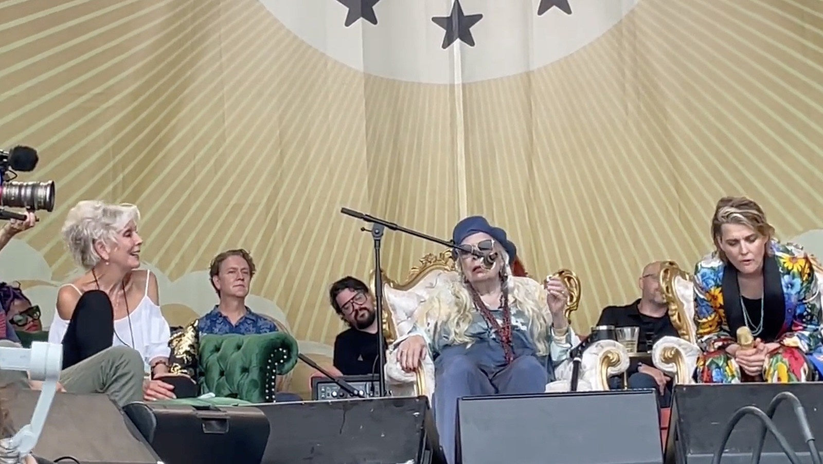 Watch Joni Mitchell give a rare, surprise performance at Newport Folk Festival