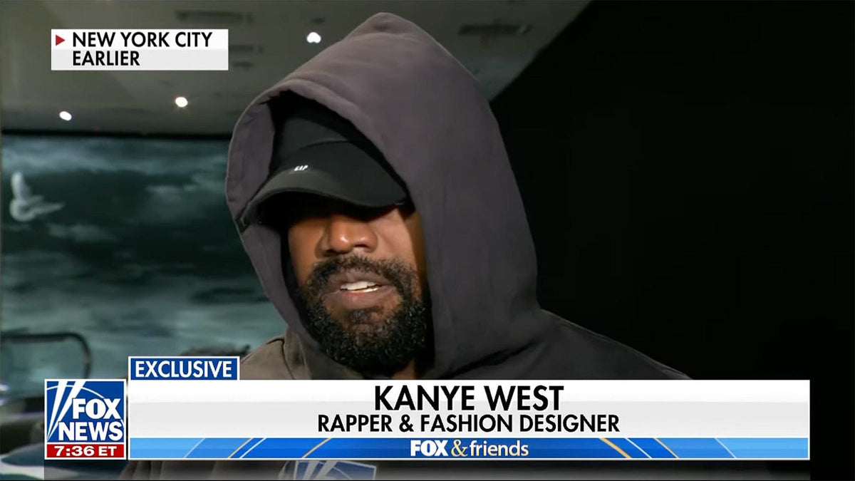 Kanye West defends selling “homeless”-inspired Gap line in “construction bags” on Fox News