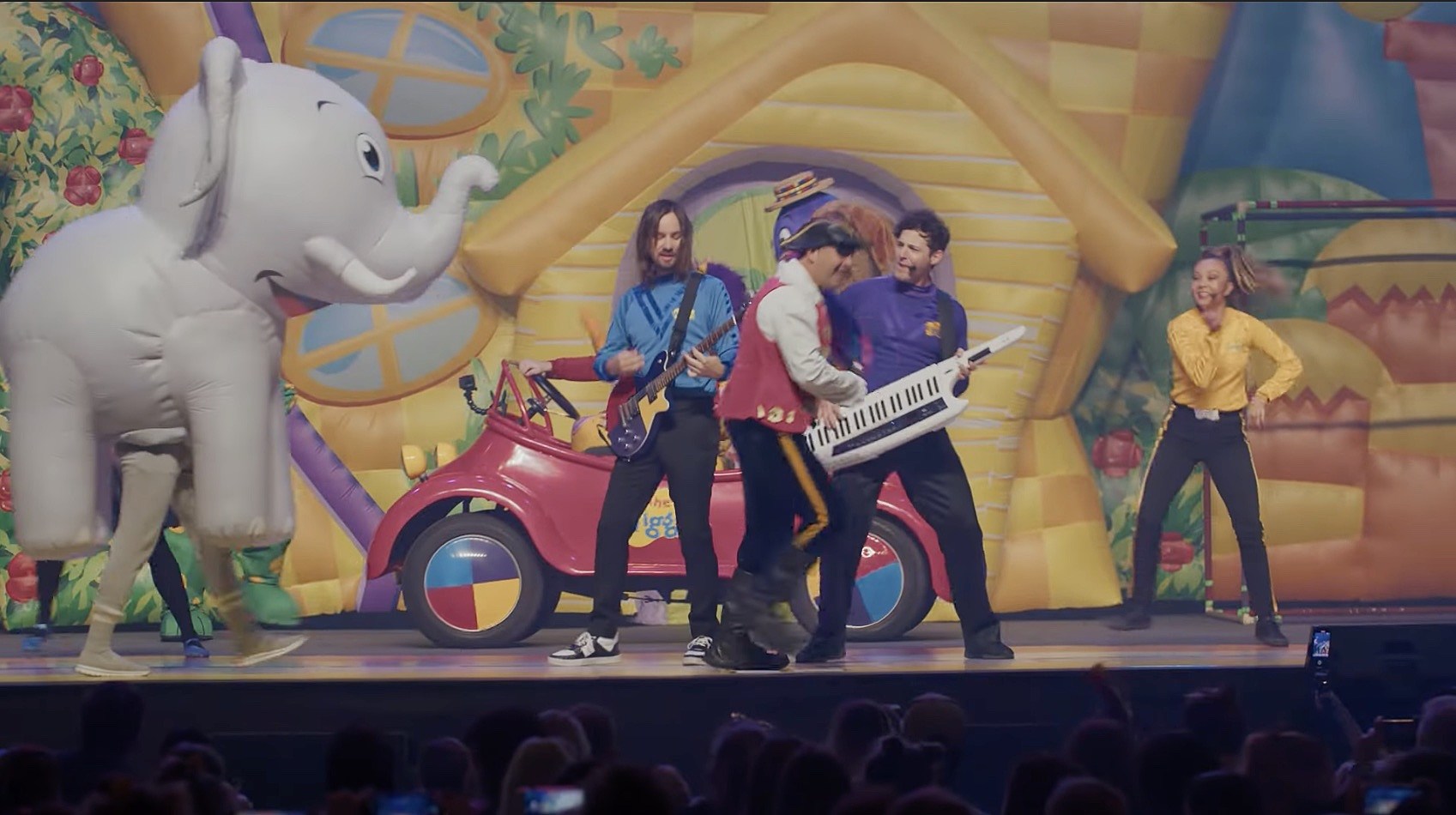 Watch Tame Impala’s Kevin Parker join The Wiggles to play “Elephant” live in Australia