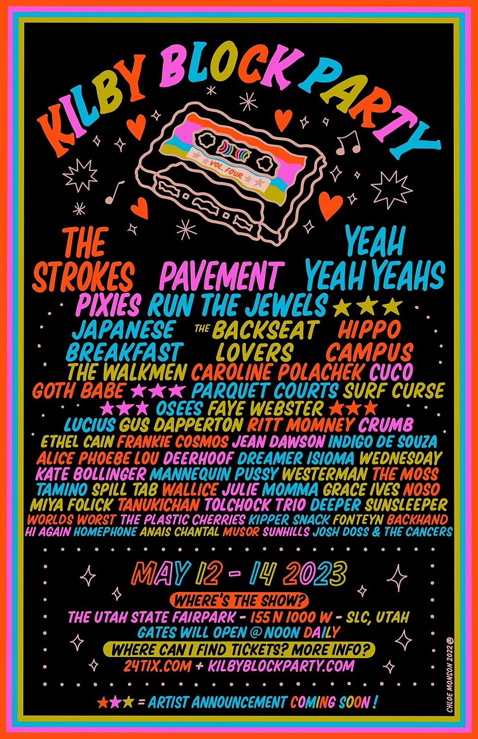 Kilby Block Party 2023: Pavement, The Strokes, Yeah Yeah Yeahs, The Walkmen, more